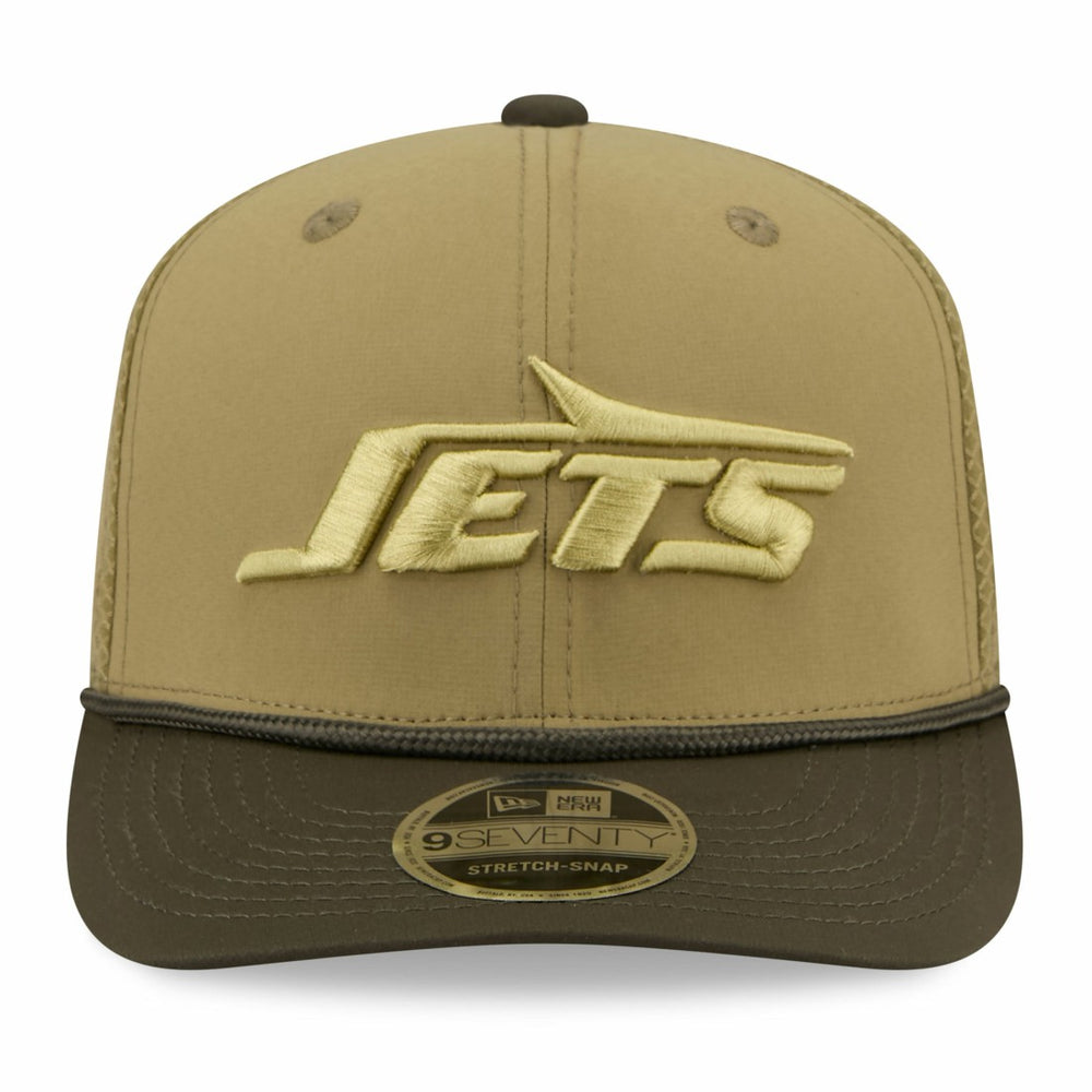 New York Jets New Era 2025 Salute to Service 9SEVENTY Adjustable Hat - Green - NFL