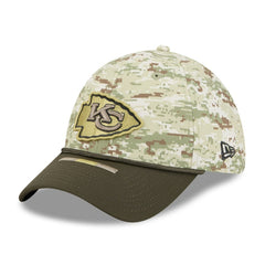 Kansas City Chiefs New Era 2025 Salute to Service 39THIRTY Flex Hat - Camo - NFL