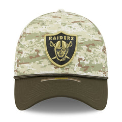 Las Vegas Raiders New Era 2025 Salute to Service 39THIRTY Flex Hat - Camo - NFL
