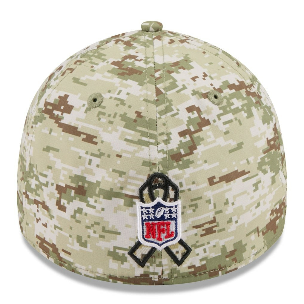 Philadelphia Eagles New Era 2025 Salute to Service 39THIRTY Flex Hat - Camo - NFL