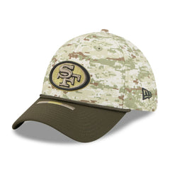 San Francisco 49ers New Era 2025 Salute to Service 39THIRTY Flex Hat - Camo - NFL