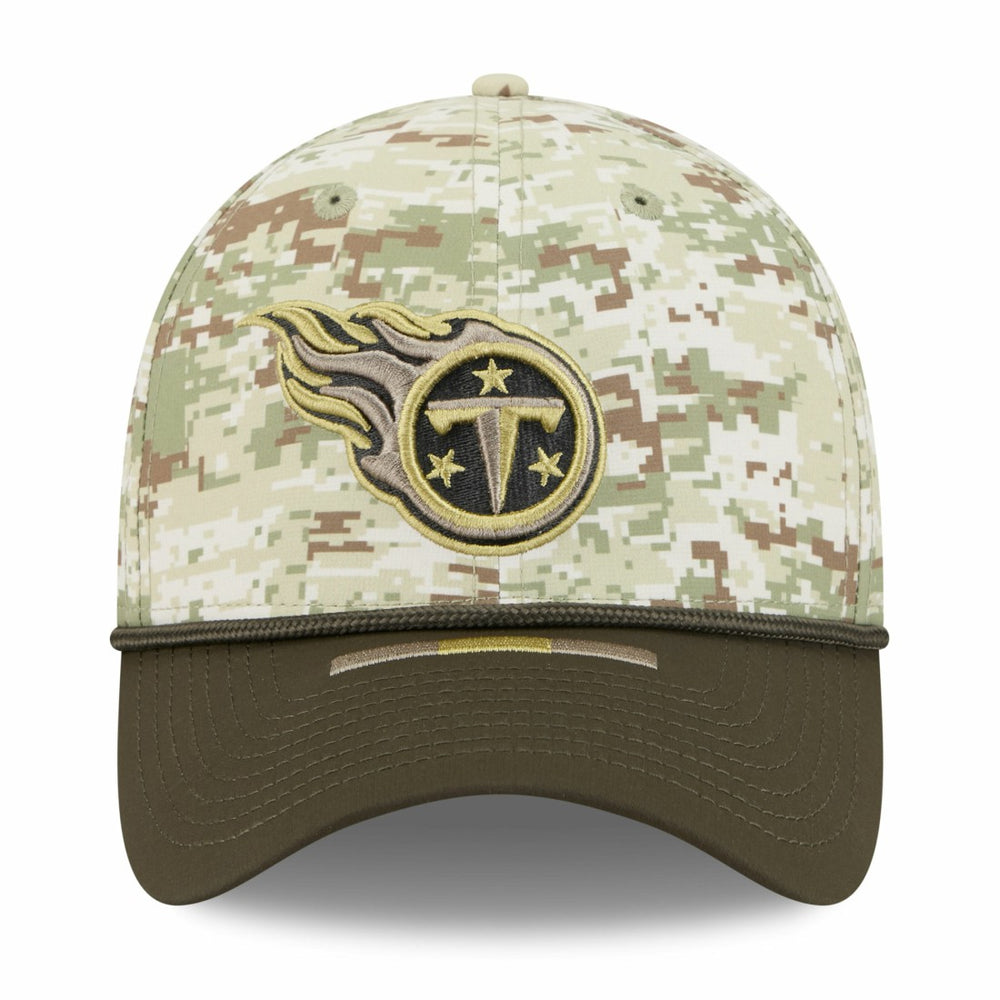 Tennessee Titans New Era 2025 Salute to Service 39THIRTY Flex Hat - Camo - NFL