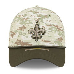 New Orleans Saints New Era 2025 Salute to Service 39THIRTY Flex Hat - Camo - NFL