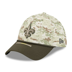 New Orleans Saints New Era 2025 Salute to Service 39THIRTY Flex Hat - Camo - NFL
