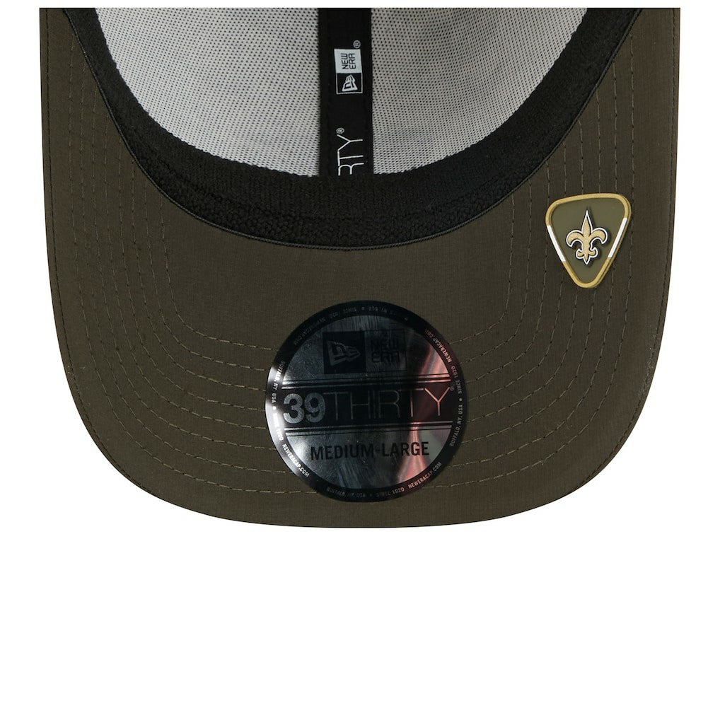 New Orleans Saints New Era 2025 Salute to Service 39THIRTY Flex Hat - Camo - NFL