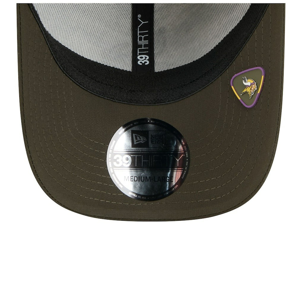 Minnesota Vikings New Era 2025 Salute to Service 39THIRTY Flex Hat - Camo - NFL