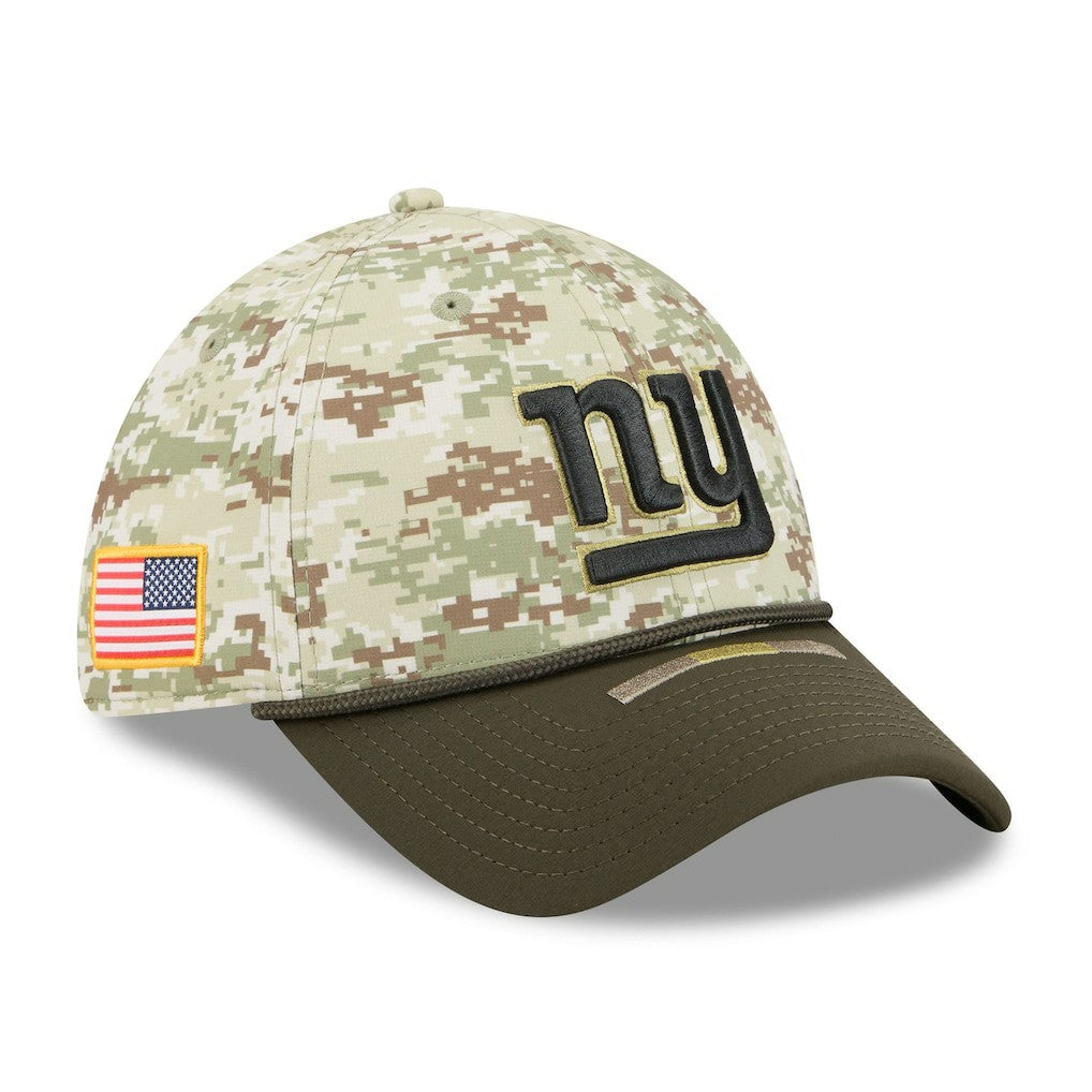 New York Giants New Era 2025 Salute to Service 39THIRTY Flex Hat - Camo - NFL