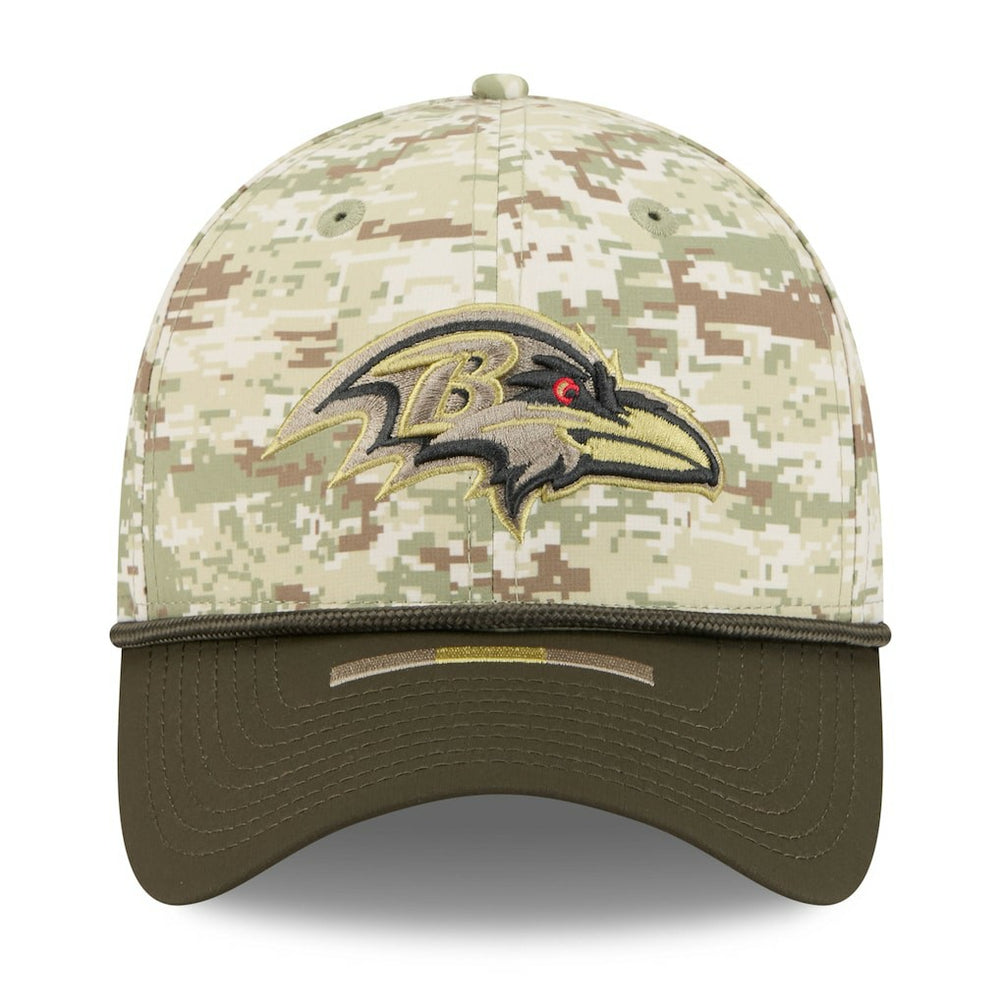 Baltimore Ravens New Era 2025 Salute to Service 39THIRTY Flex Hat - Camo - NFL
