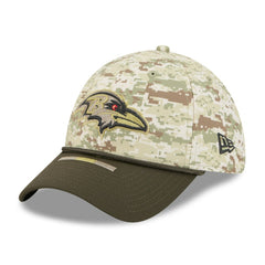 Baltimore Ravens New Era 2025 Salute to Service 39THIRTY Flex Hat - Camo - NFL