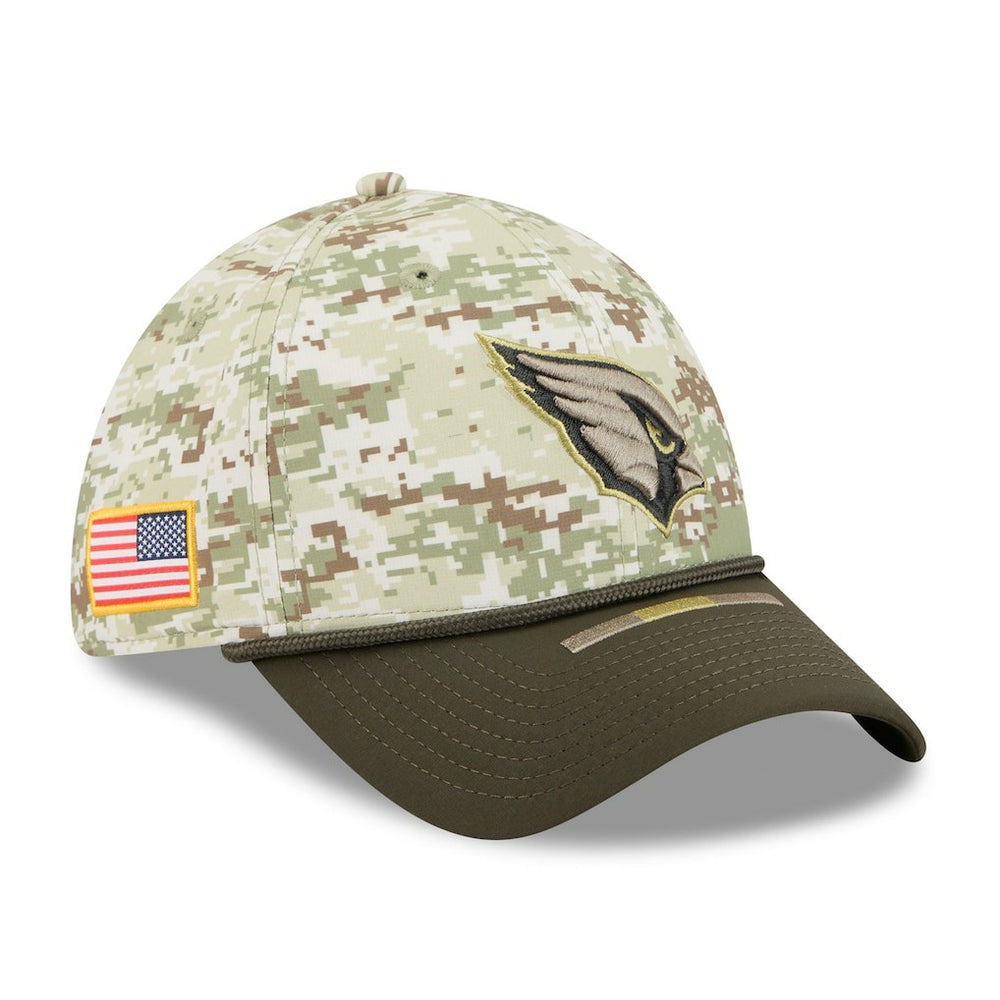 Arizona Cardinals New Era 2025 Salute to Service 39THIRTY Flex Hat - Camo - NFL