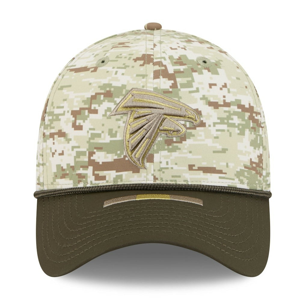 Atlanta Falcons New Era 2025 Salute to Service 39THIRTY Flex Hat - Camo - NFL