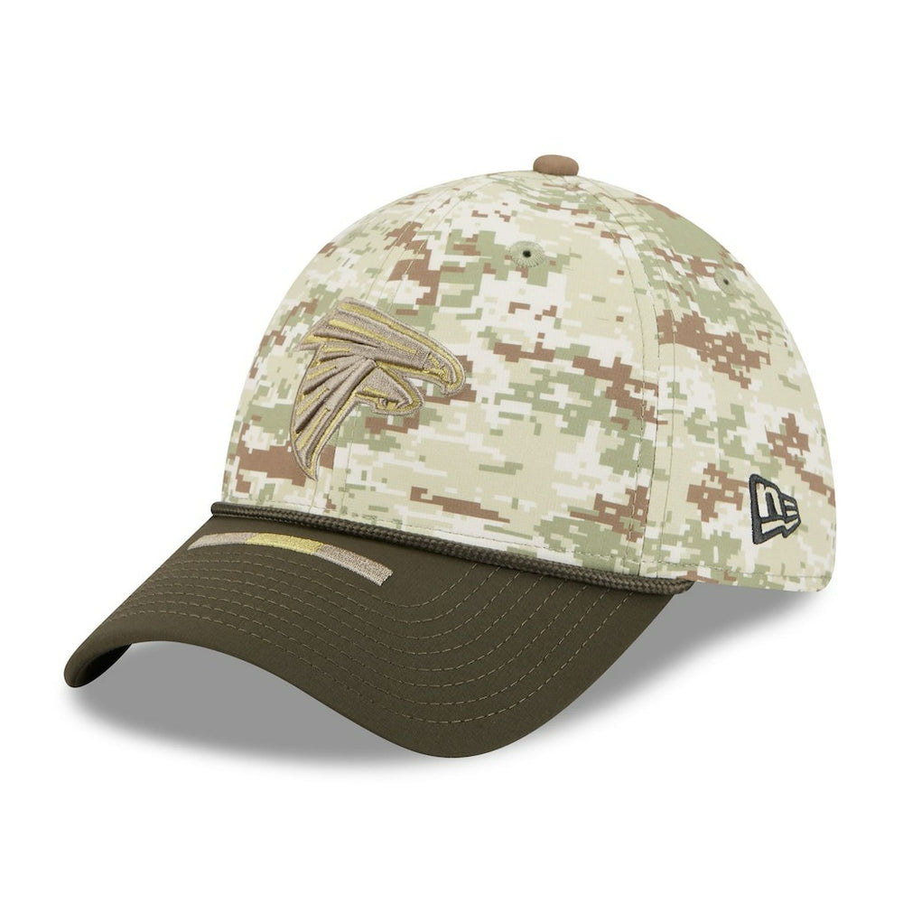 Atlanta Falcons New Era 2025 Salute to Service 39THIRTY Flex Hat - Camo - NFL