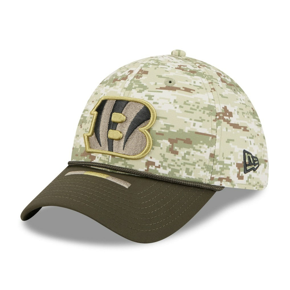 Cincinnati Bengals New Era 2025 Salute to Service 39THIRTY Flex Hat - Camo - NFL
