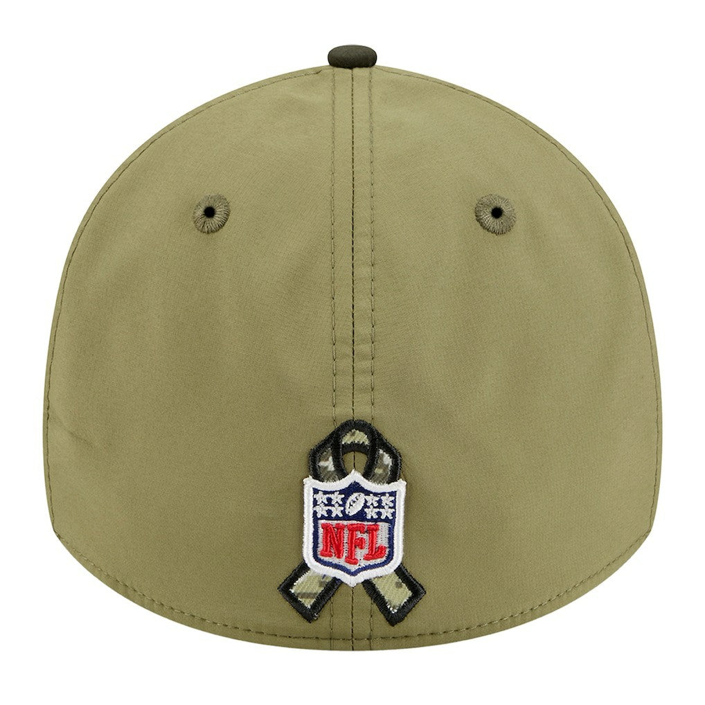 Miami Dolphins New Era 2025 Salute to Service 39THIRTY Flex Hat - Green - NFL
