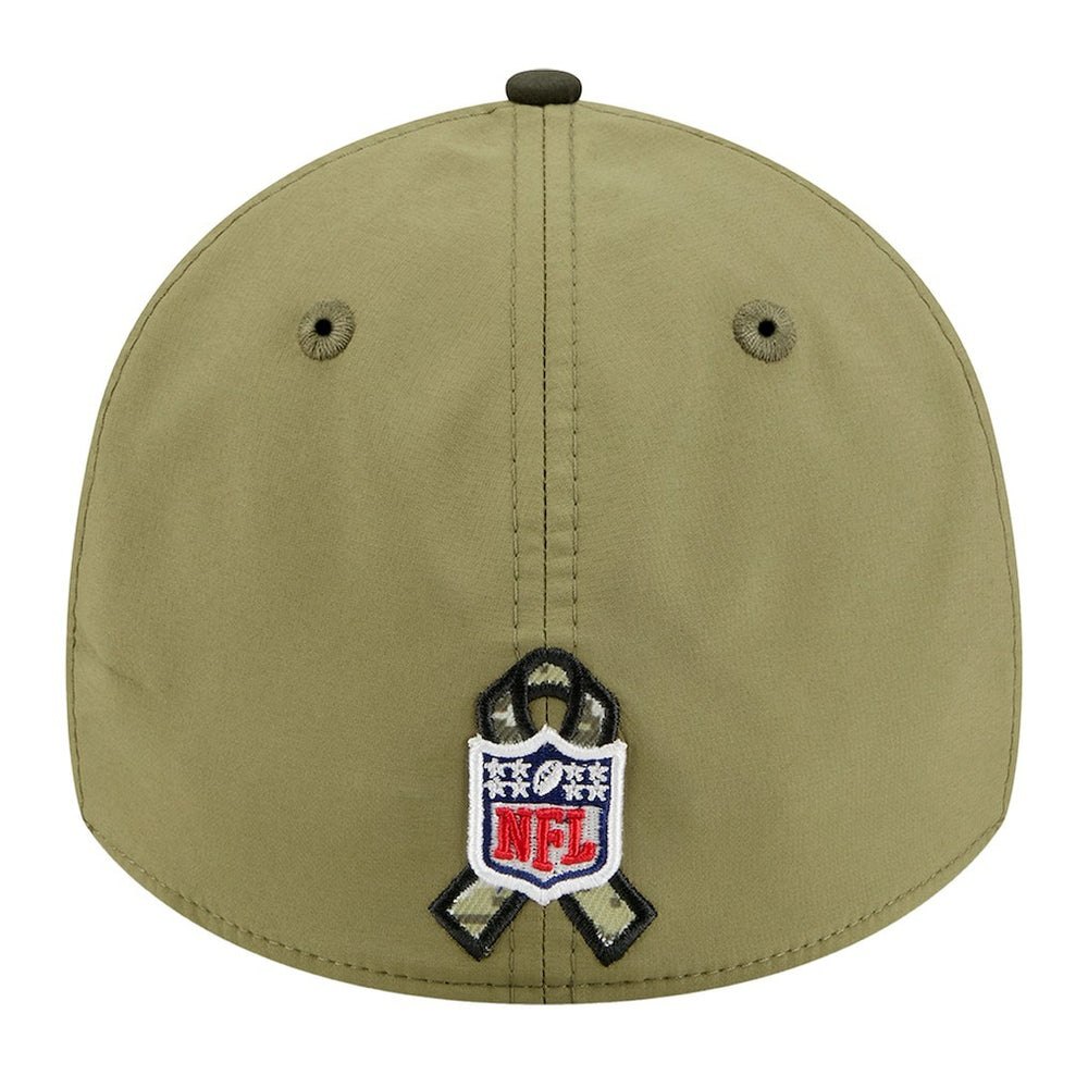 Miami Dolphins New Era 2025 Salute to Service 39THIRTY Flex Hat - Green - NFL