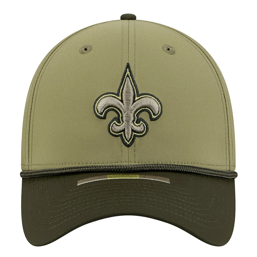 New Orleans Saints New Era 2025 Salute to Service 39THIRTY Flex Hat - Green - NFL