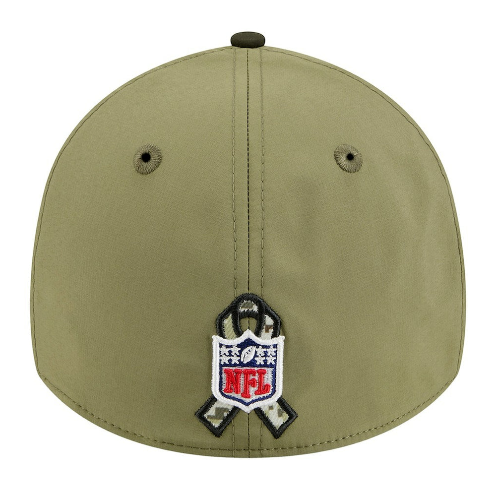 New Orleans Saints New Era 2025 Salute to Service 39THIRTY Flex Hat - Green - NFL