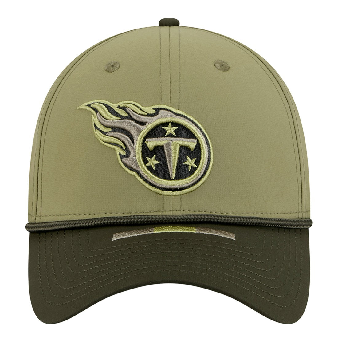 Tennessee Titans New Era 2025 Salute to Service 39THIRTY Flex Hat - Green - NFL