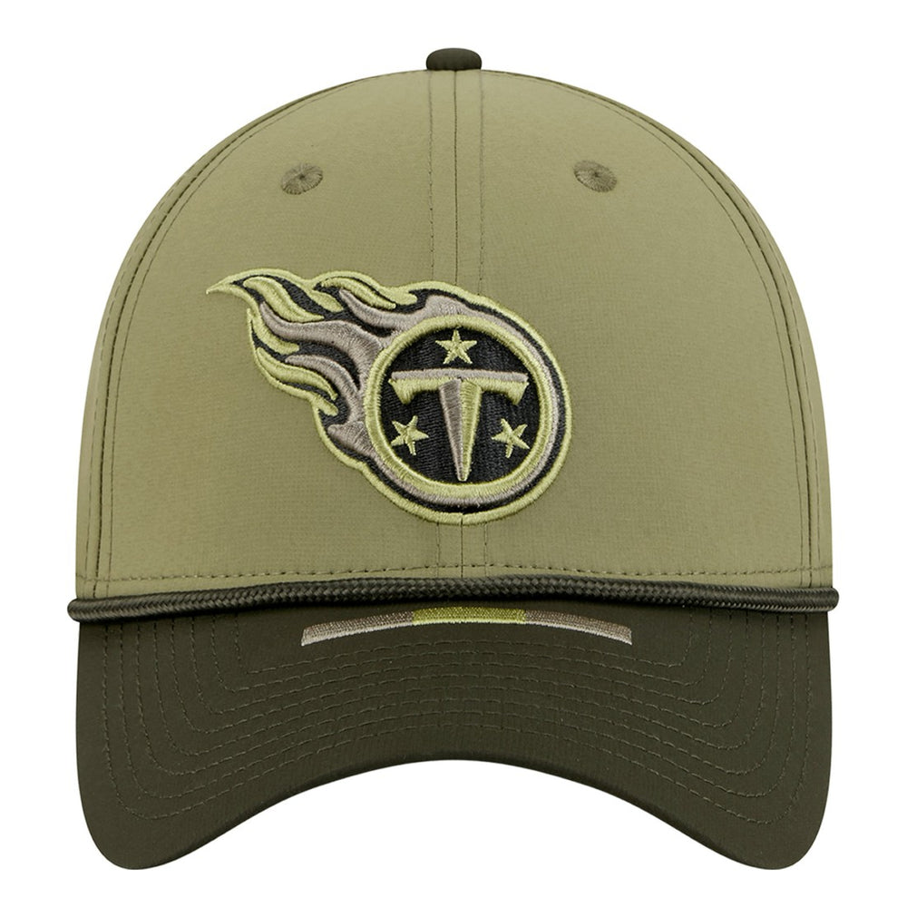 Tennessee Titans New Era 2025 Salute to Service 39THIRTY Flex Hat - Green - NFL