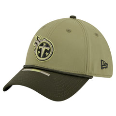 Tennessee Titans New Era 2025 Salute to Service 39THIRTY Flex Hat - Green - NFL