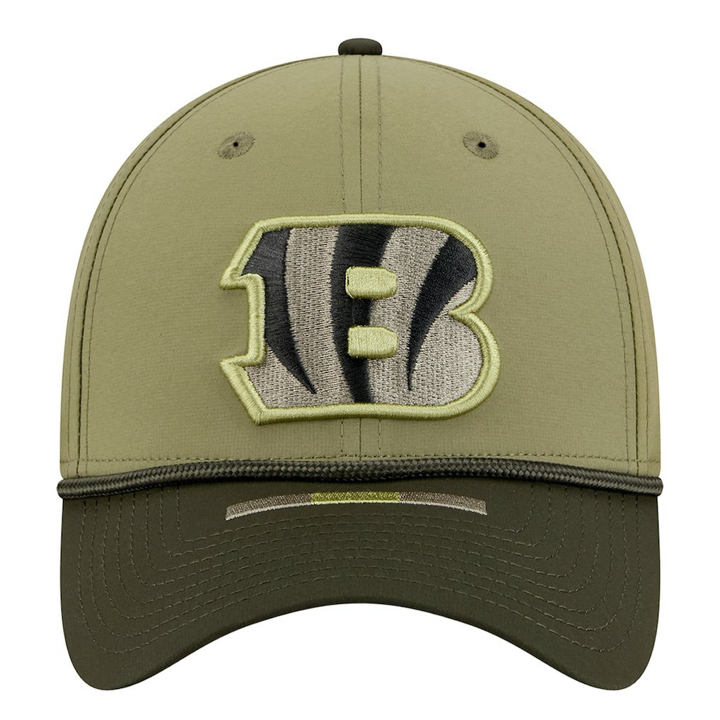 Cincinnati Bengals New Era 2025 Salute to Service 39THIRTY Flex Hat - Green - NFL
