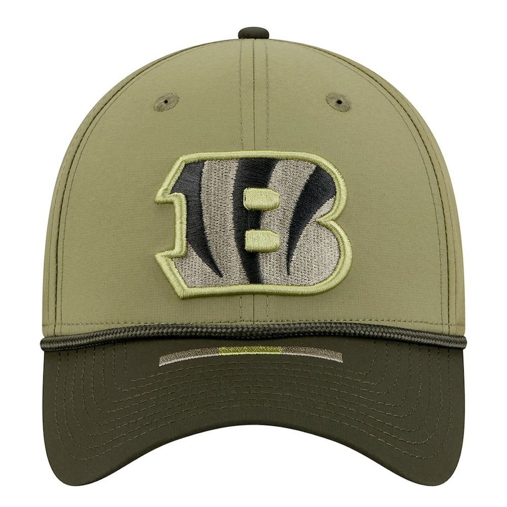 Cincinnati Bengals New Era 2025 Salute to Service 39THIRTY Flex Hat - Green - NFL