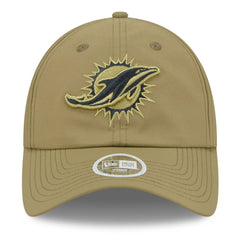 Miami Dolphins New Era Women's 2025 Salute to Service Pony Tail Adjustable Hat - Green - NFL