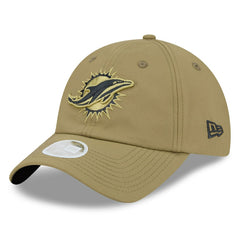 Miami Dolphins New Era Women's 2025 Salute to Service Pony Tail Adjustable Hat - Green - NFL