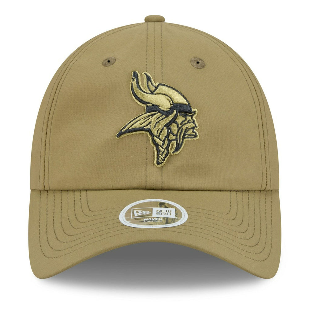 Minnesota Vikings New Era Women's 2025 Salute to Service Pony Tail Adjustable Hat - Green - NFL