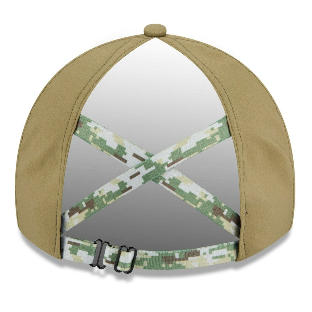Minnesota Vikings New Era Women's 2025 Salute to Service Pony Tail Adjustable Hat - Green - NFL