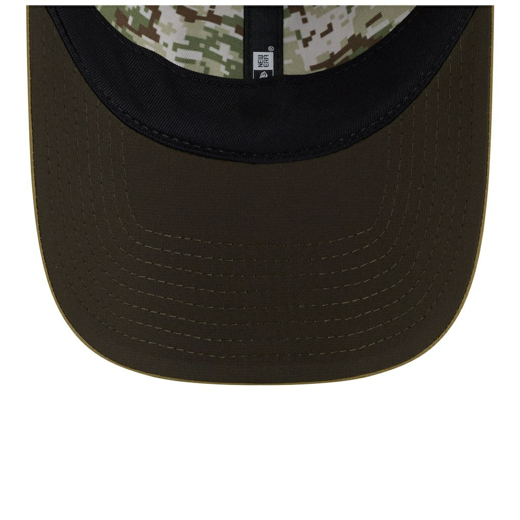 Minnesota Vikings New Era Women's 2025 Salute to Service Pony Tail Adjustable Hat - Green - NFL