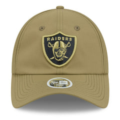 Las Vegas Raiders New Era Women's 2025 Salute to Service Pony Tail Adjustable Hat - Green - NFL