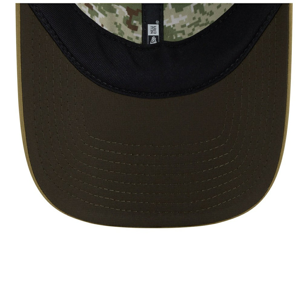 Las Vegas Raiders New Era Women's 2025 Salute to Service Pony Tail Adjustable Hat - Green - NFL