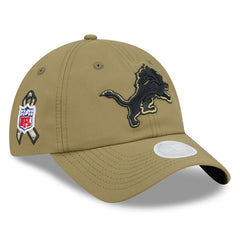 Detroit Lions New Era Women's 2025 Salute to Service Pony Tail Adjustable Hat - Green - NFL