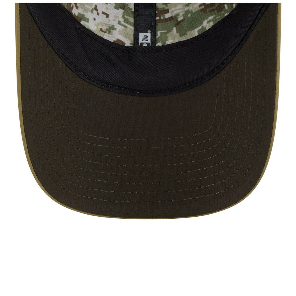 Detroit Lions New Era Women's 2025 Salute to Service Pony Tail Adjustable Hat - Green - NFL