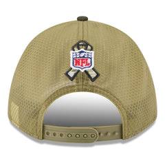 Miami Dolphins New Era Youth 2025 Salute to Service 9FORTY A-Frame Adjustable Hat - Green/Dark Green - NFL