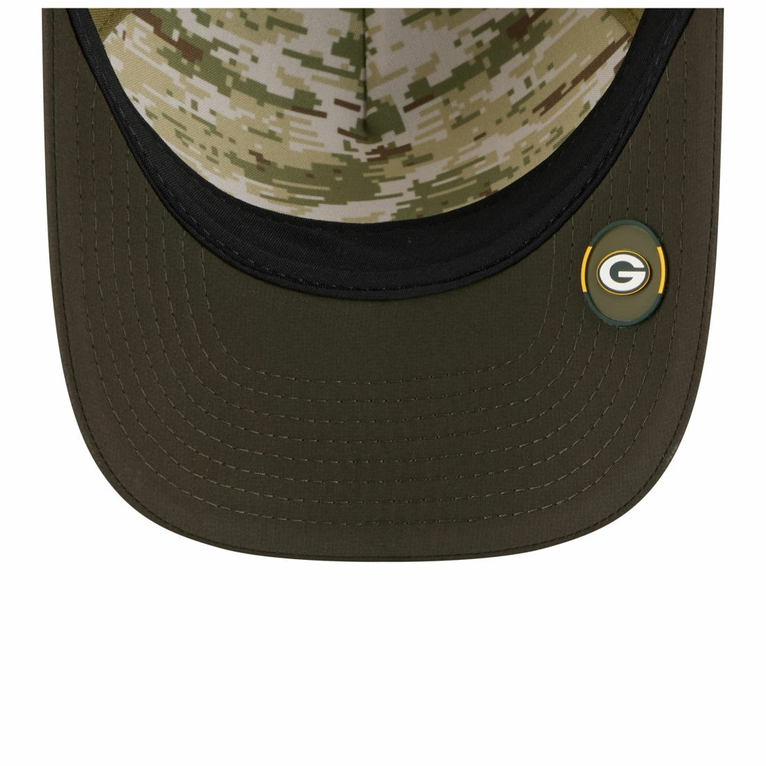 Green Bay Packers New Era Youth 2025 Salute to Service 9FORTY A-Frame Adjustable Hat - Green/Dark Green - NFL
