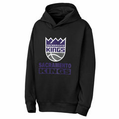 Sacramento Kings Outerstuff Youth Back To The Basics Hoodie Black