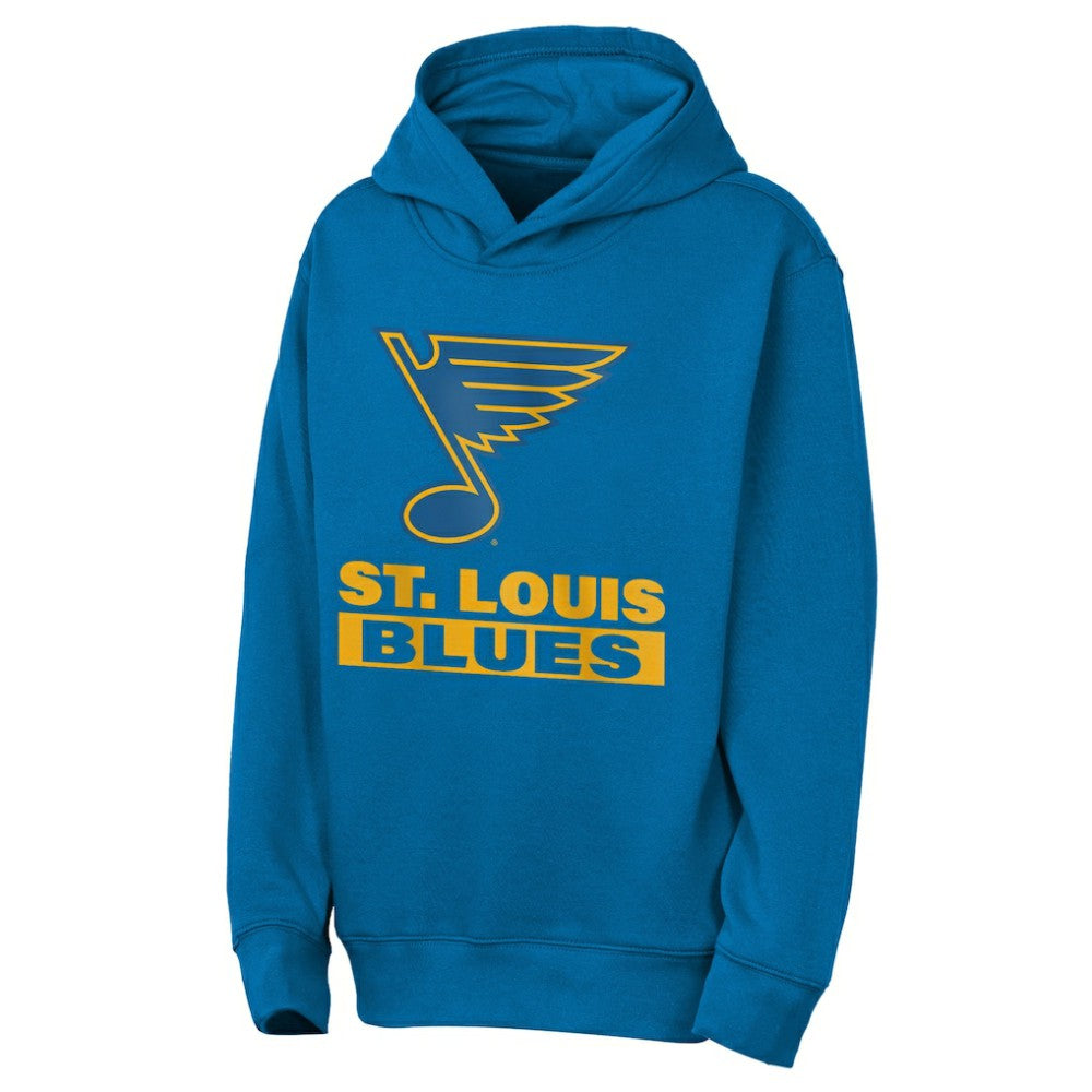 St. Louis Blues Outerstuff Youth Back to Basics Hoodie - Blue | NHL sale