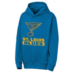 St. Louis Blues Outerstuff Youth Back to Basics Hoodie - Blue | NHL sale