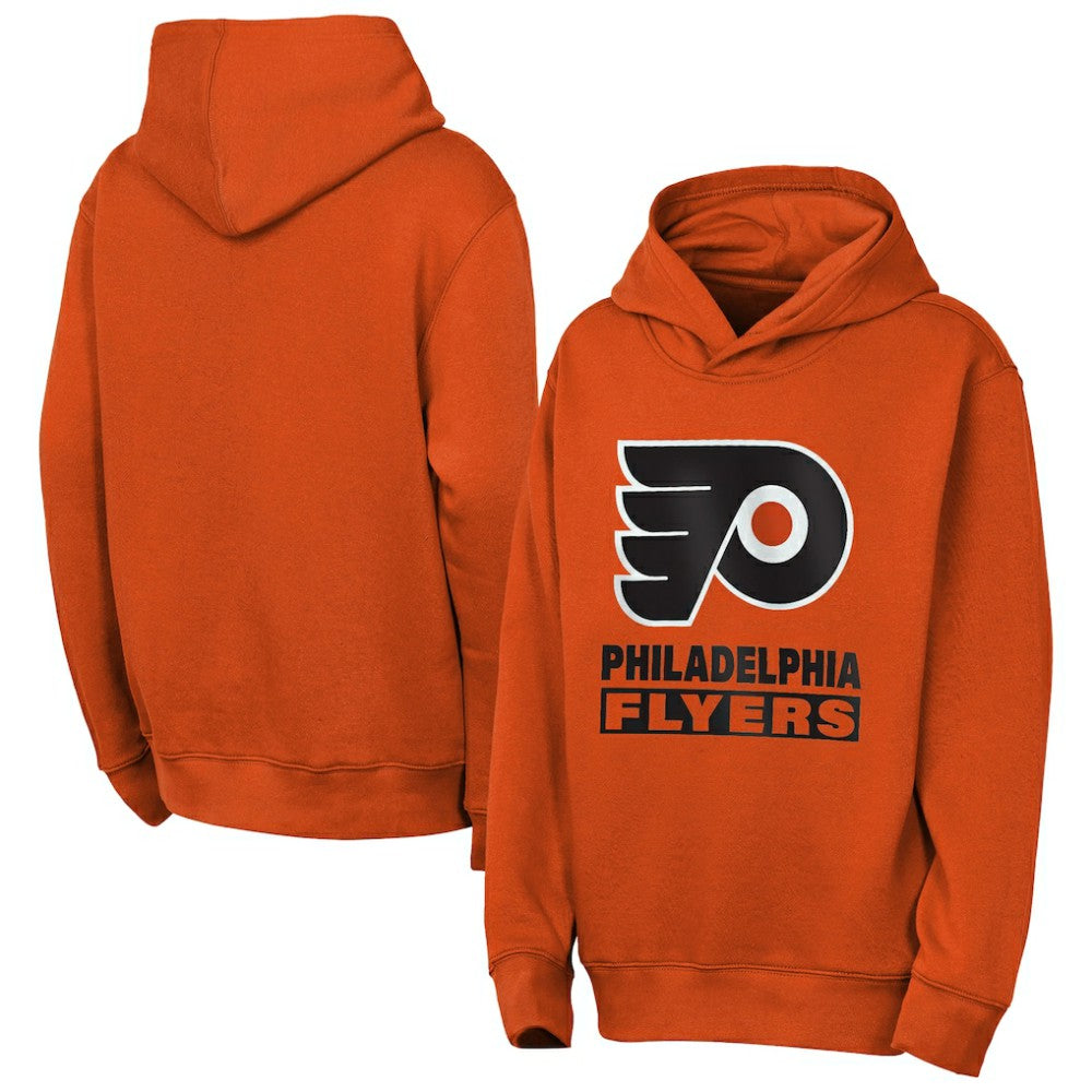 Philadelphia Flyers Outerstuff Youth Back to Basics Hoodie - Classic Orange | NHL sale