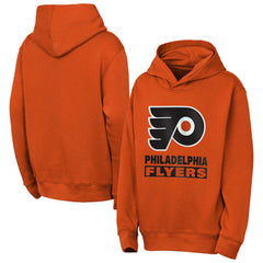 Philadelphia Flyers Outerstuff Youth Back to Basics Hoodie - Classic Orange | NHL sale