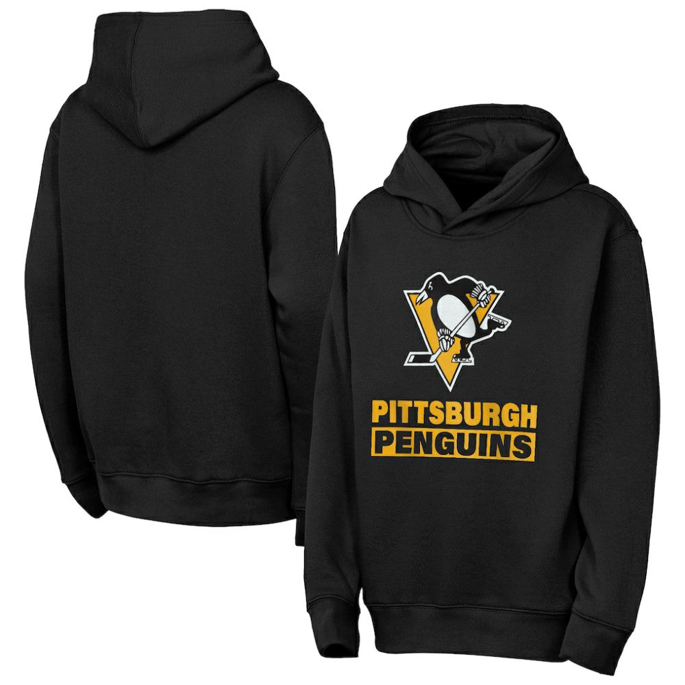 Pittsburgh Penguins Outerstuff Youth Back to Basics Hoodie - Black | NHL online