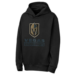 Vegas Golden Knights Outerstuff Youth Back to Basics Hoodie - Black | NHL Lifestyle