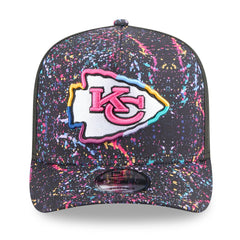 Kansas City Chiefs New Era 2025 NFL Crucial Catch A-Frame 9FIFTY Snapback Hat - Black - NFL
