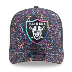 Las Vegas Raiders New Era 2025 NFL Crucial Catch A-Frame 9FIFTY Snapback Hat - Black - NFL