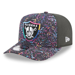 Las Vegas Raiders New Era 2025 NFL Crucial Catch A-Frame 9FIFTY Snapback Hat - Black - NFL