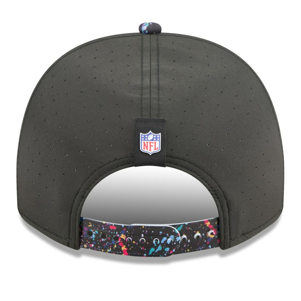 Miami Dolphins New Era 2025 NFL Crucial Catch A-Frame 9FIFTY Snapback Hat - Black - NFL