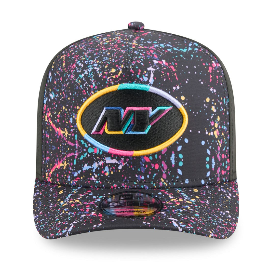 New York Jets New Era 2025 NFL Crucial Catch A-Frame 9FIFTY Snapback Hat - Black - NFL