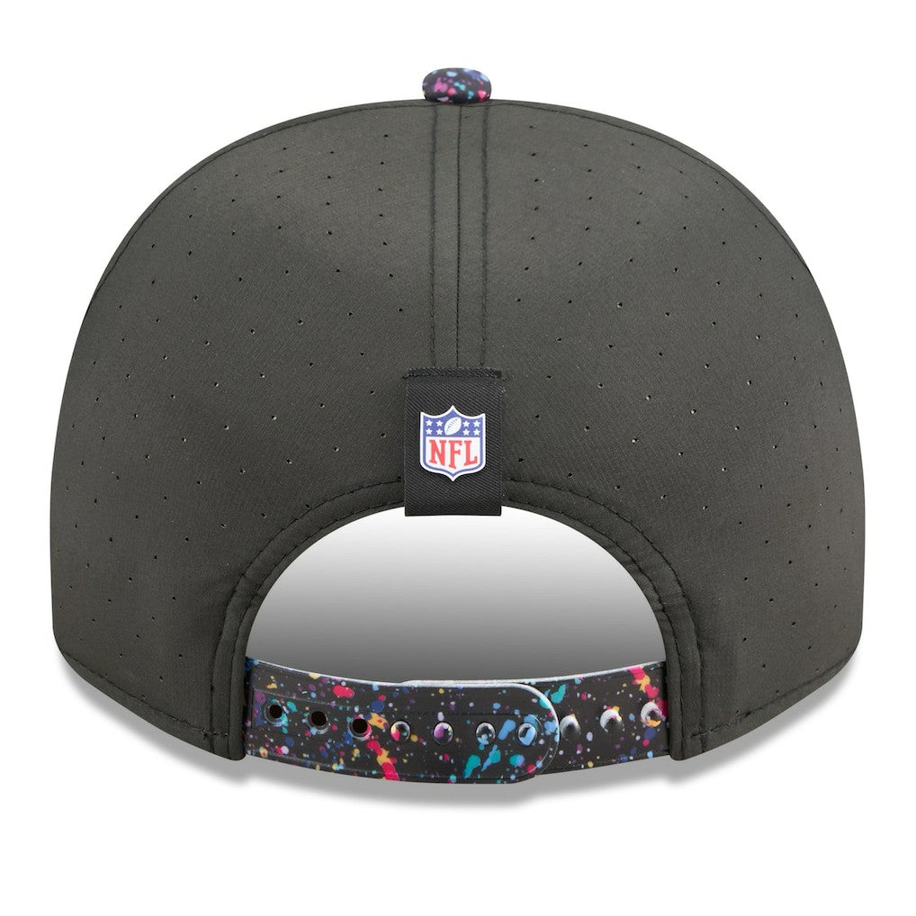 Detroit Lions New Era 2025 NFL Crucial Catch A-Frame 9FIFTY Snapback Hat - Black - NFL